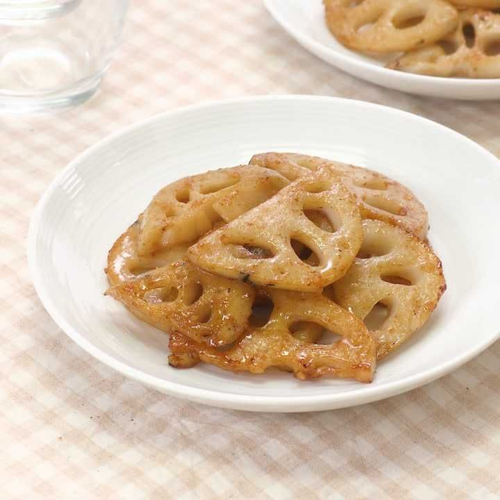 れんこんのガリバタ炒め