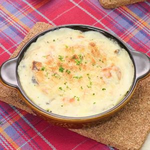 「里芋と鯖缶の和風グラタン」のレシピ動画