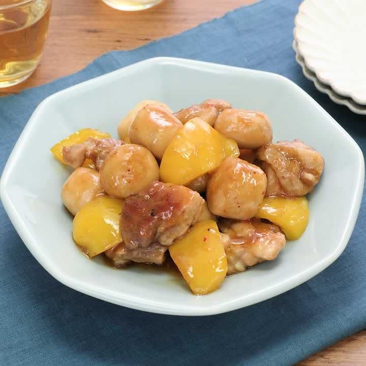 鶏肉と里芋のオイスター煮