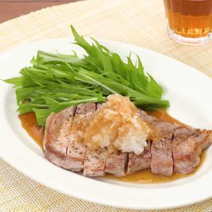 トンテキのおろしポン酢