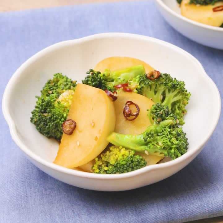 ブロッコリーとかぶのナムル