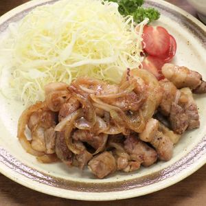 「豚バラブロック生姜焼き」のレシピ動画