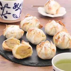 「栗きんとんのパリパリ包み」のレシピ動画