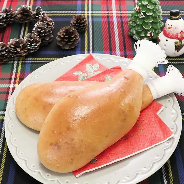 クリスマスチキンパン