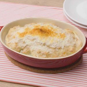 ツナと玉ねぎのパン粉焼き