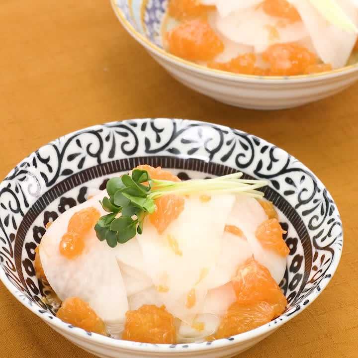 みかんと大根のなます