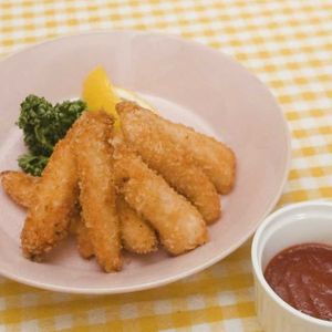 「ガーリック風味スティックチキンフライ」のレシピ動画