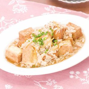 「厚揚げのゆずあんかけ」のレシピ動画