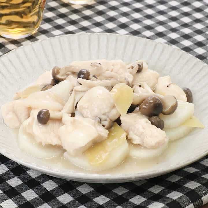 鶏肉と長芋のしょうが煮