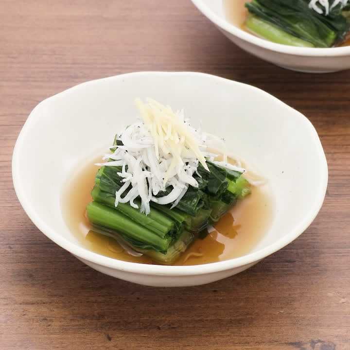 小松菜としらすのおひたし