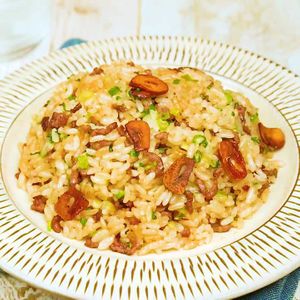 「ひき肉のガーリックチャーハン」のレシピ動画