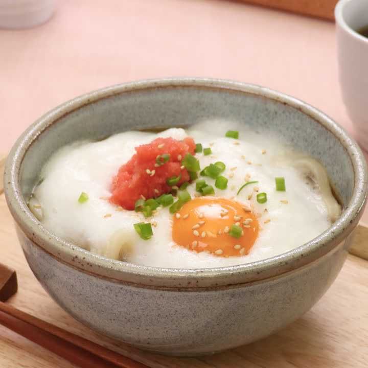明太とろろうどん