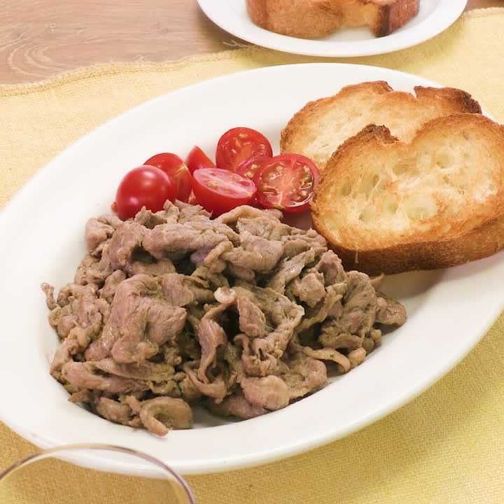 ラム肉のハーブソテー