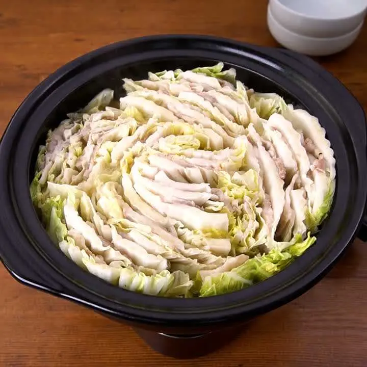 豚バラと白菜のミルフィーユ鍋