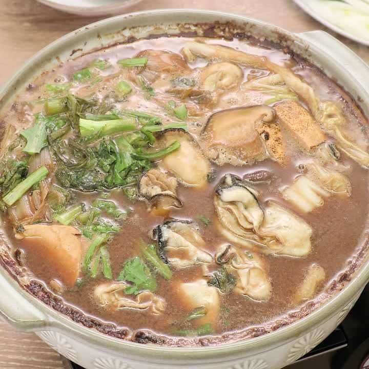 牡蠣の土手鍋