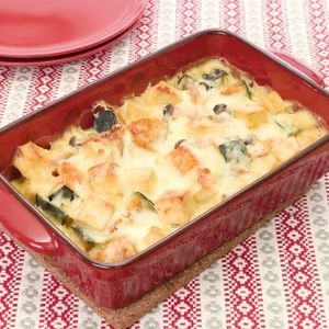 「高野豆腐とかぼちゃの和風グラタン」のレシピ動画