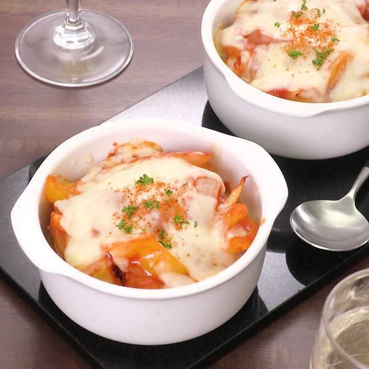 サバのチリチーズ焼き