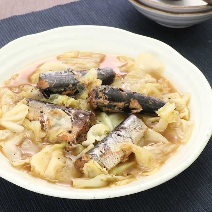 イワシとキャベツの旨煮