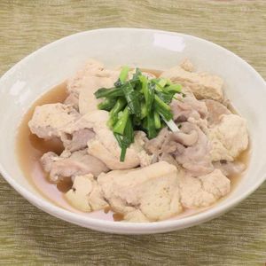 「豚ロース肉と豆腐の甘辛煮」のレシピ動画