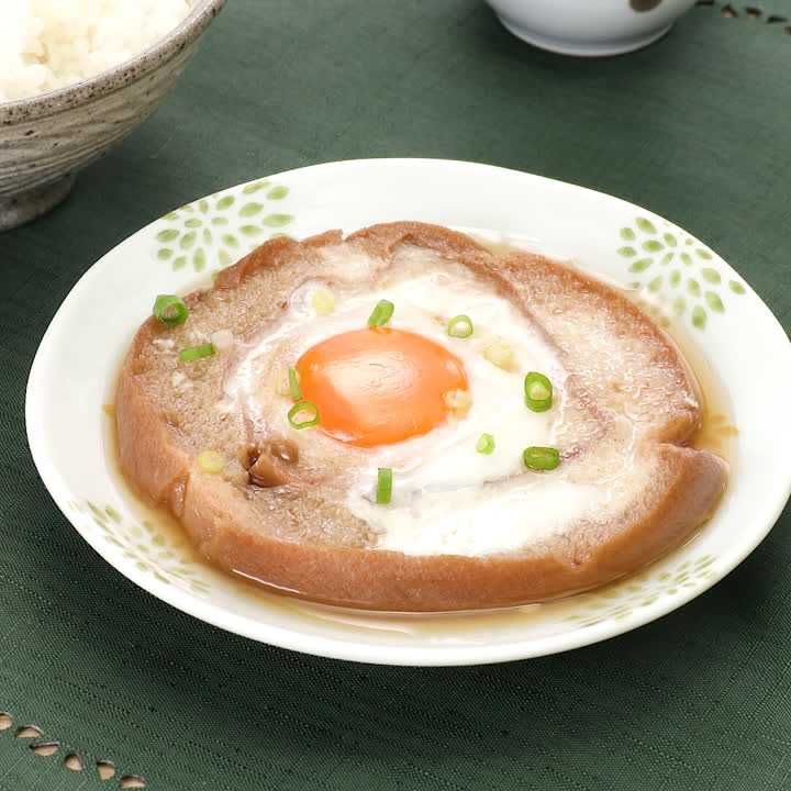 可愛い副菜 車麩の落とし卵のレシピ動画 作り方 Delish Kitchen