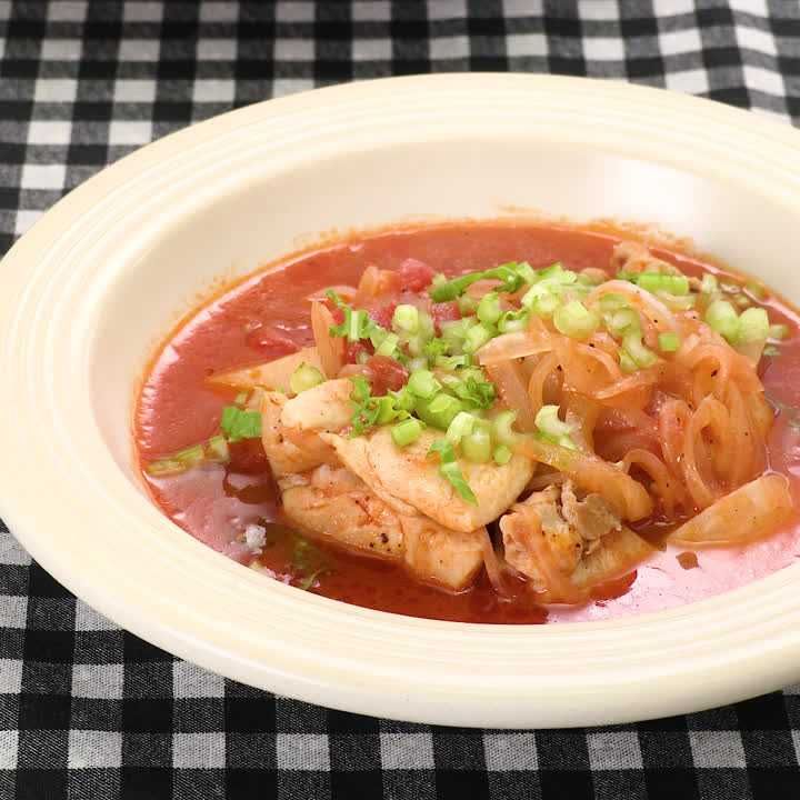 かぶのトマトチキン煮
