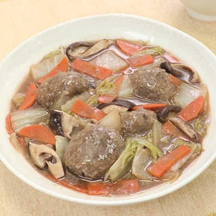 つみれと白菜のうま煮