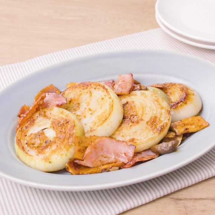 玉ねぎとベーコンのソテー