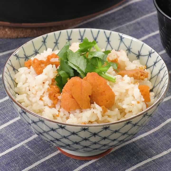 うにの土鍋ごはん