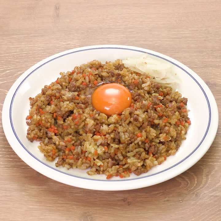 定食屋さんのドライカレー