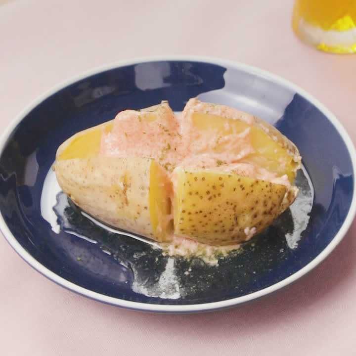 明太マヨのせじゃがバター