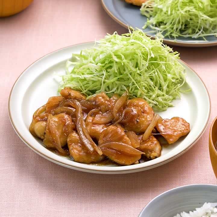 鶏むね肉のしょうが照り焼き