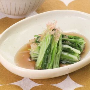 「水菜のおひたし」のレシピ動画