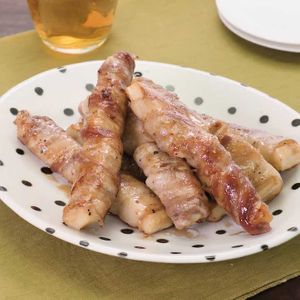 「角麩の肉巻き」のレシピ動画