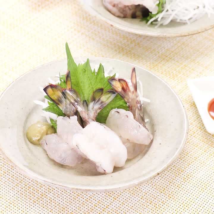 車えびの刺身