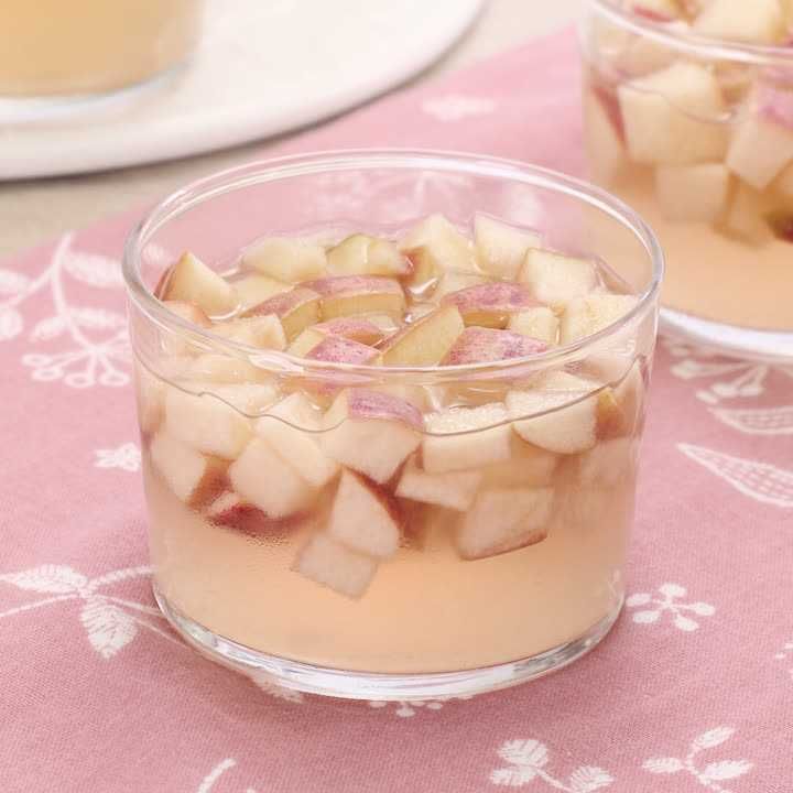 りんご酢ゼリー