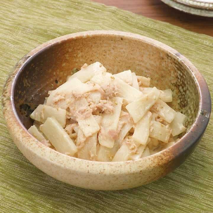 大根とツナのゴママヨサラダ