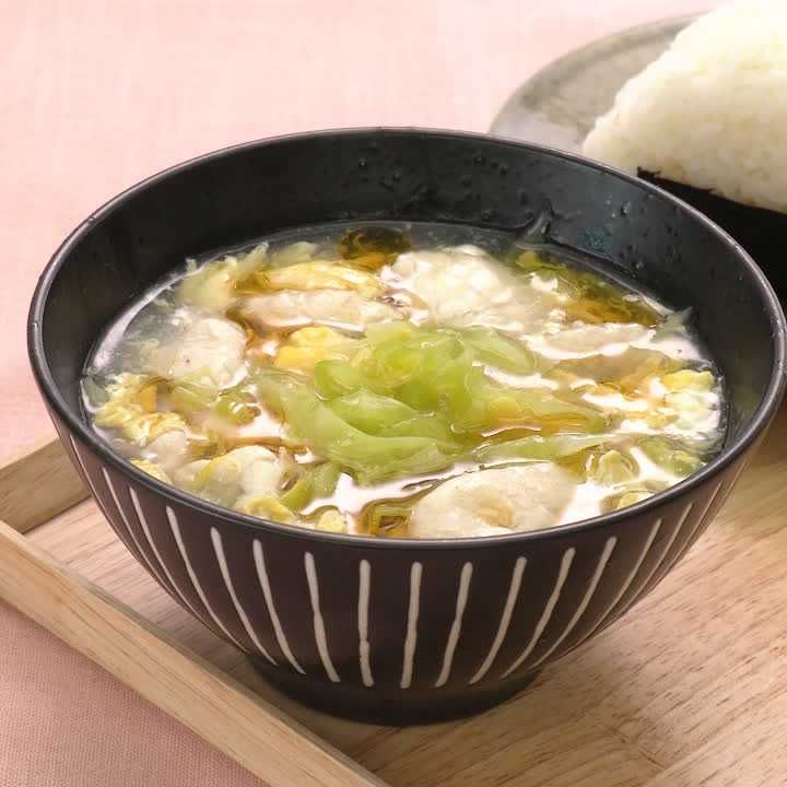 トロッと温まる キャベツとささみの卵とじスープのレシピ動画 作り方 Delish Kitchen