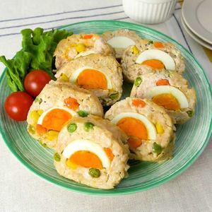 「豆腐でミートローフ風」のレシピ動画