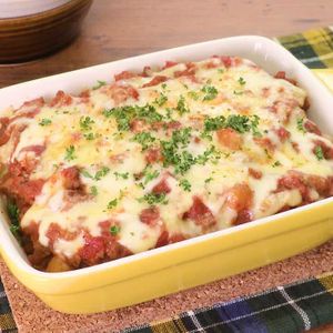ひよこ豆のミートグラタン