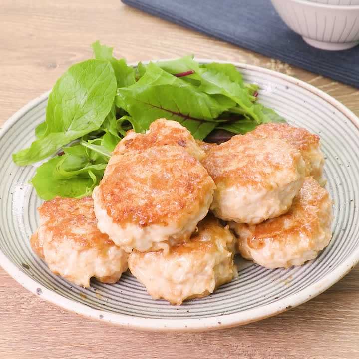 鶏ひき肉とひよこ豆のつくね