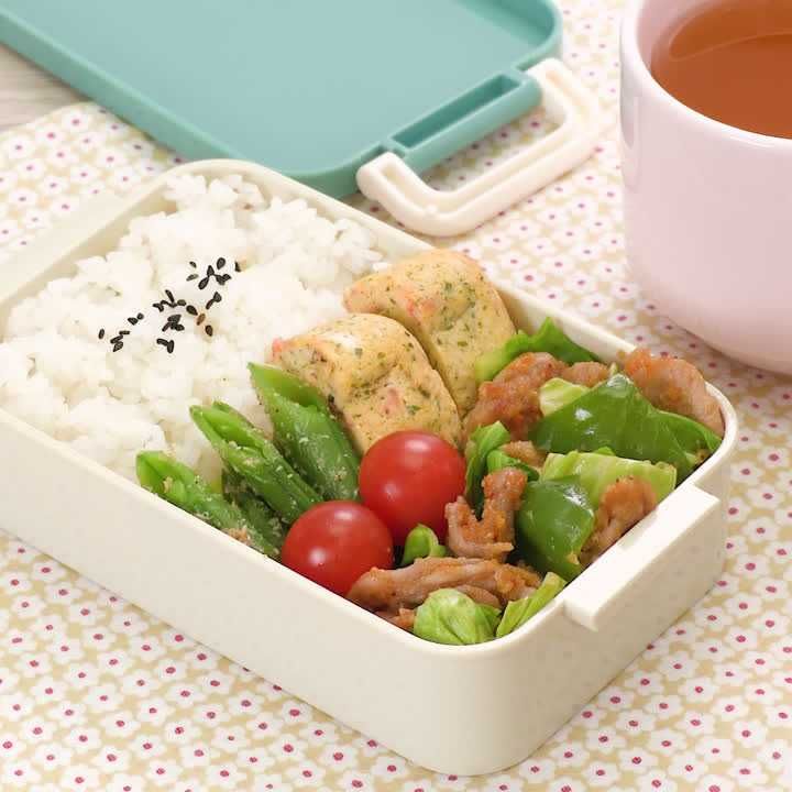 レンジ回鍋肉弁当