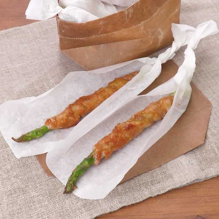 アスパラ肉巻きにんにくみそ味