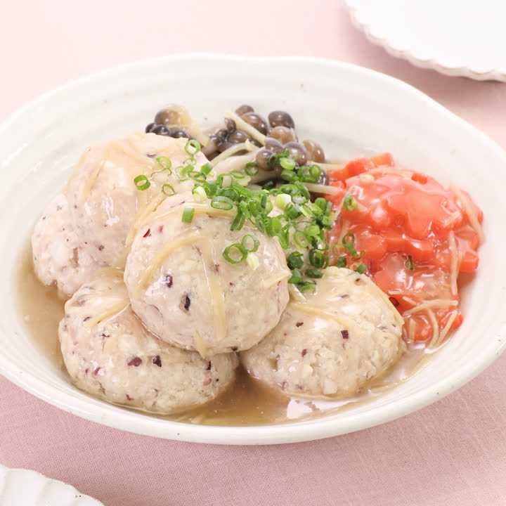 たこ団子の和風あんかけ