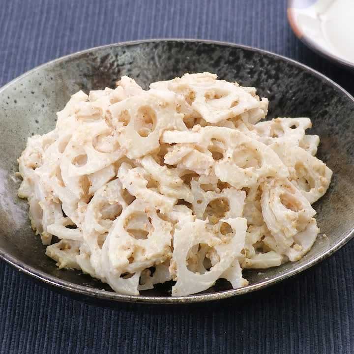 れんこんのマヨごま和え