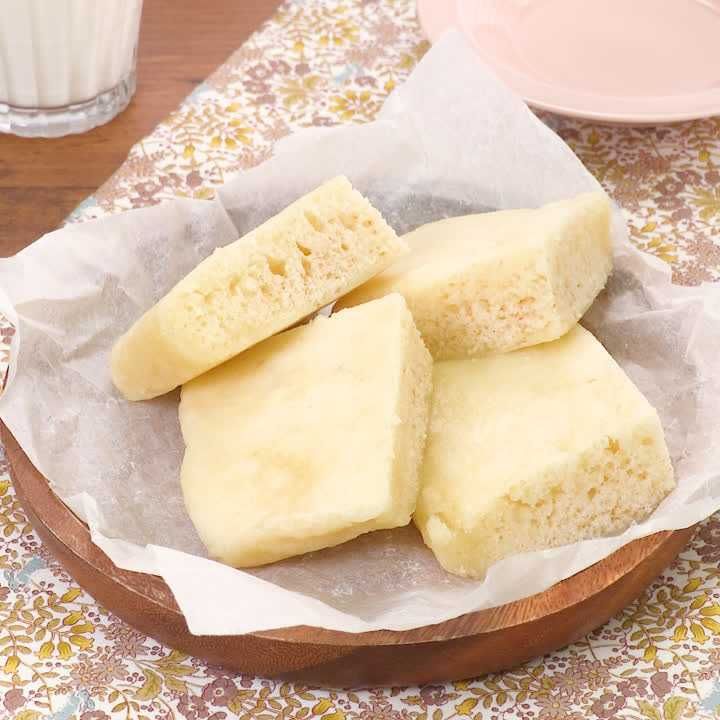 お手軽チーズ蒸しパン