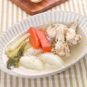 大根と手羽元の根菜ポトフ