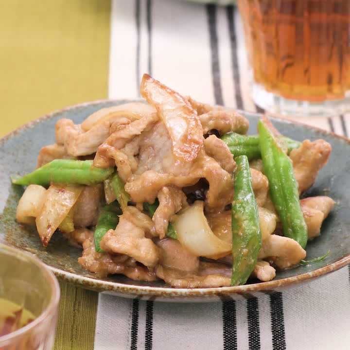 豚肉と玉ねぎの生姜味噌炒め