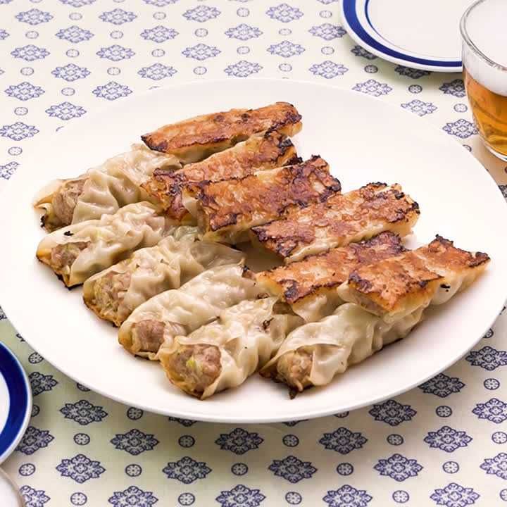 豚ひき肉としょうがの棒餃子