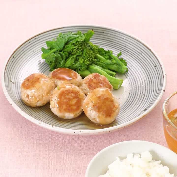 たけのこの豆腐肉だんご