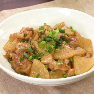 豚こまと大根のオイスター炒め